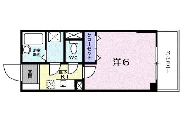 神戸市東灘区北青木の賃貸物件間取画像