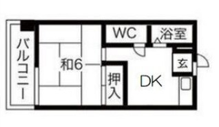 神戸市中央区山本通の賃貸物件間取画像