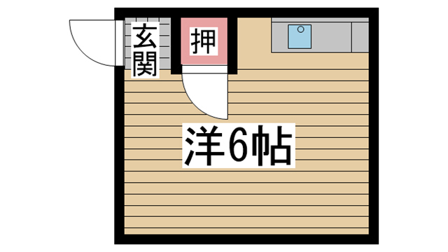 神戸市中央区宮本通の賃貸物件間取画像