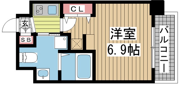 神戸市中央区二宮町の賃貸物件間取画像