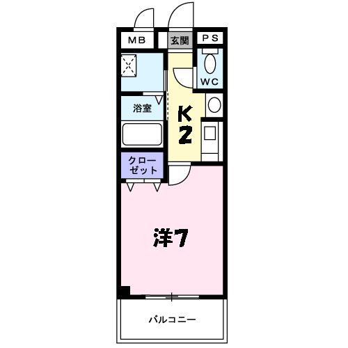 神戸市北区道場町塩田の賃貸物件間取画像