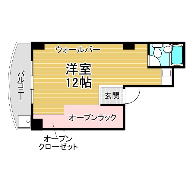 神戸市東灘区御影塚町の賃貸物件間取画像