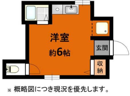 神戸市中央区中山手通の賃貸物件間取画像