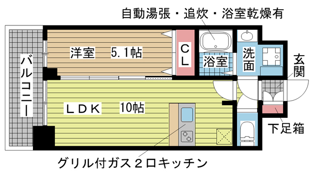 プレサンス兵庫ヴィアーレ 917|神戸市兵庫区駅南通(JR山陽本線兵庫駅)のマンション間取 プレサンス兵庫ヴィアーレ 917|神戸市兵庫区駅南通(JR山陽本線兵庫駅)のマンション間取