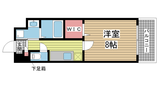 神戸市須磨区車の賃貸物件間取画像