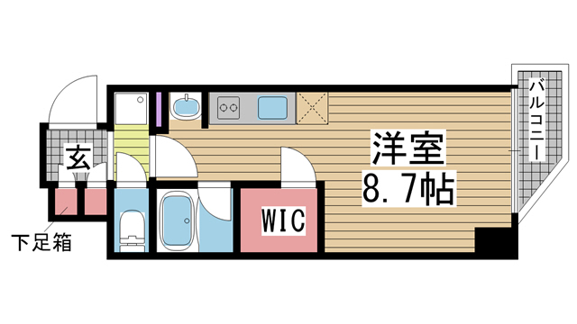 アスヴェル神戸元町海岸通 601|神戸市中央区海岸通(神戸市営地下鉄海岸線みなと元町駅)のマンション間取 アスヴェル神戸元町海岸通 601|神戸市中央区海岸通(神戸市営地下鉄海岸線みなと元町駅)のマンション間取