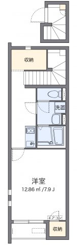 神戸市東灘区本山北町の賃貸物件間取画像