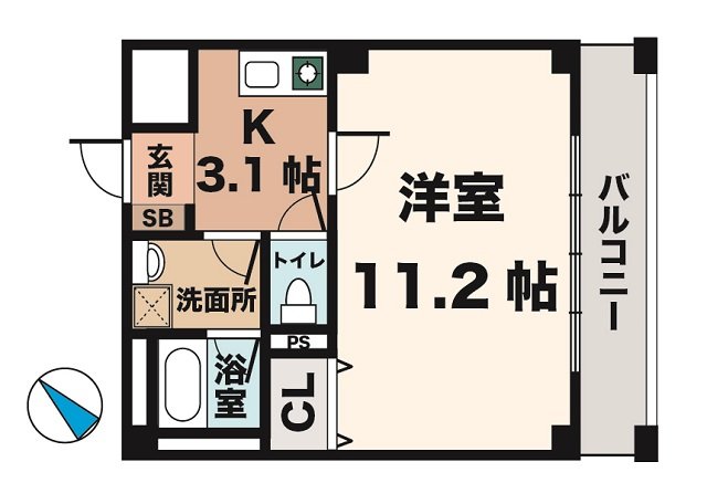 神戸市西区前開南町の賃貸物件間取画像