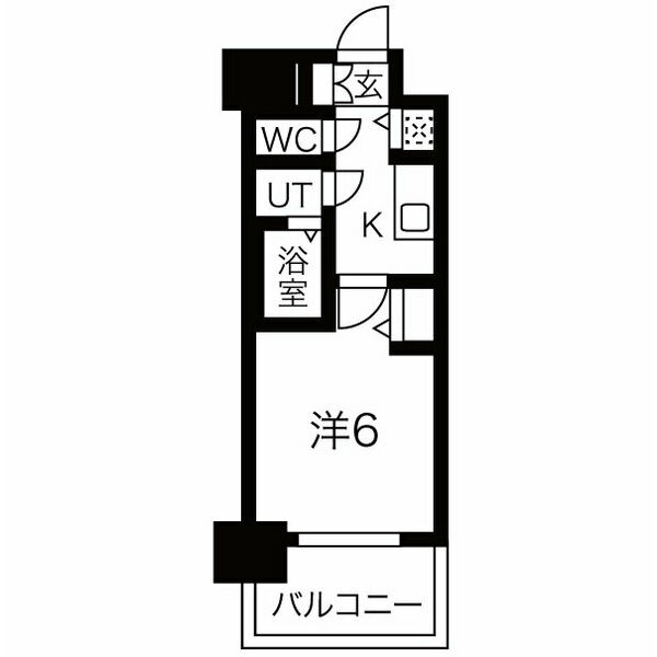 神戸市兵庫区中道通の賃貸物件間取画像