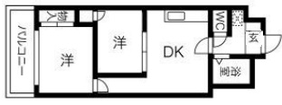 神戸市須磨区飛松町の賃貸物件間取画像