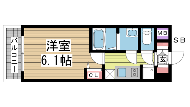 プレサンスジェネ新神戸ステーションフロント 507|神戸市中央区布引町(神戸市営地下鉄線新神戸駅)のマンション間取 プレサンスジェネ新神戸ステーションフロント 507|神戸市中央区布引町(神戸市営地下鉄線新神戸駅)のマンション間取