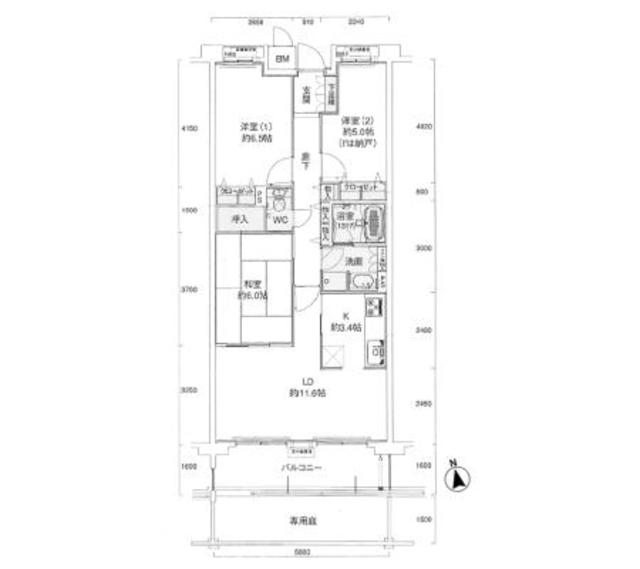 甲子園三番町ハイツ 110|西宮市甲子園三番町(阪神本線甲子園駅)のマンション間取 甲子園三番町ハイツ 110|西宮市甲子園三番町(阪神本線甲子園駅)のマンション間取