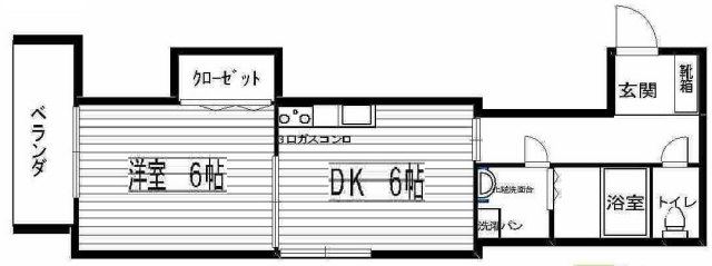 喜林マンション 203|神戸市中央区生田町(神戸市営地下鉄線新神戸駅)のマンション間取 喜林マンション 203|神戸市中央区生田町(神戸市営地下鉄線新神戸駅)のマンション間取