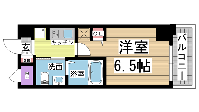 エステムプラザ神戸大開通ルミナス 802|神戸市兵庫区大開通(JR山陽本線兵庫駅)のマンション間取 エステムプラザ神戸大開通ルミナス 802|神戸市兵庫区大開通(JR山陽本線兵庫駅)のマンション間取