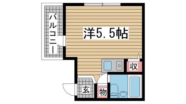 神戸市中央区二宮町の賃貸物件間取画像