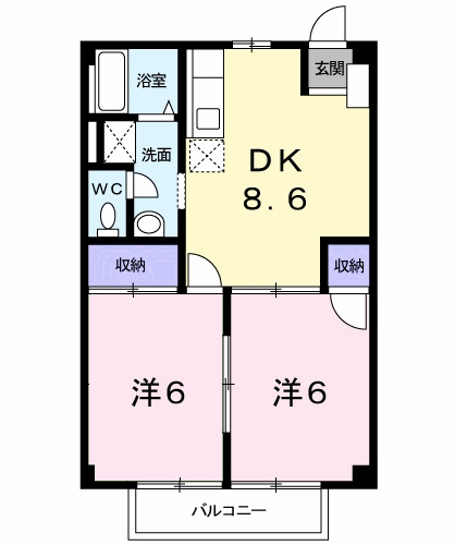 神戸市西区玉津町今津の賃貸物件間取画像