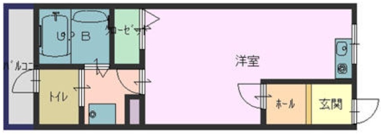 神戸市東灘区魚崎南町の賃貸物件間取画像