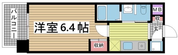 神戸市東灘区深江本町の賃貸物件間取画像