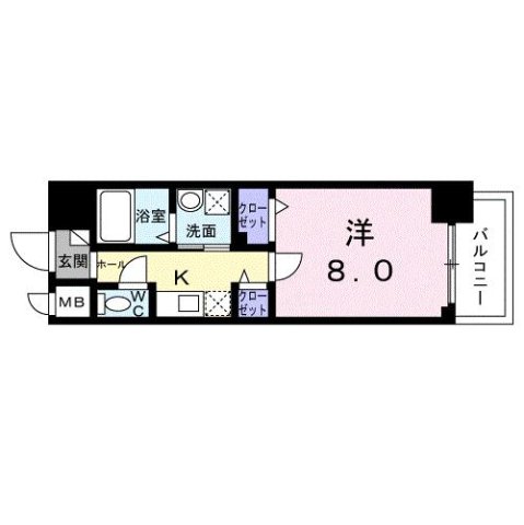 プラチナコート 301|神戸市中央区御幸通(JR東海道本線(近畿)三ノ宮駅)のマンション間取 プラチナコート 301|神戸市中央区御幸通(JR東海道本線(近畿)三ノ宮駅)のマンション間取