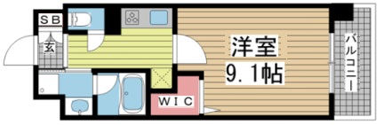 エスポアール神戸 206|神戸市中央区吾妻通(JR東海道本線(近畿)三ノ宮駅)のマンション間取 エスポアール神戸 206|神戸市中央区吾妻通(JR東海道本線(近畿)三ノ宮駅)のマンション間取
