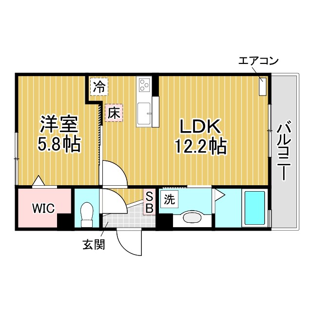 アネックス北神戸 105|神戸市北区谷上南町(神戸電鉄有馬線谷上駅)のアパート間取 アネックス北神戸 105|神戸市北区谷上南町(神戸電鉄有馬線谷上駅)のアパート間取