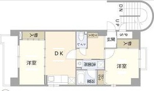神戸市灘区篠原本町の賃貸物件間取画像