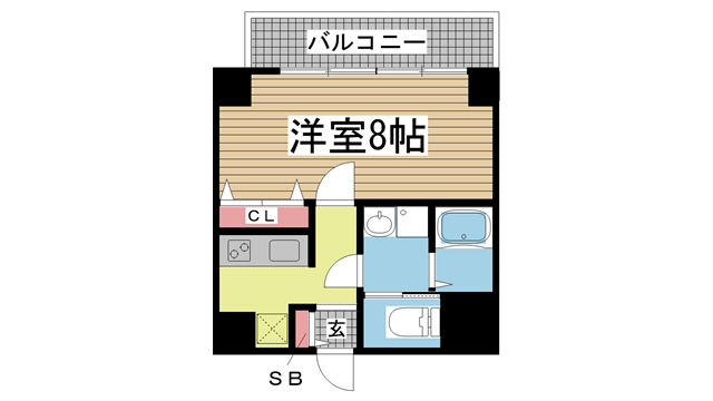 神戸市灘区弓木町の賃貸物件間取画像