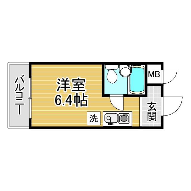 神戸市東灘区本山中町の賃貸物件間取画像