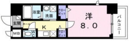プラチナコート 301|神戸市中央区御幸通(JR東海道本線(近畿)三ノ宮駅)のマンション間取 プラチナコート 301|神戸市中央区御幸通(JR東海道本線(近畿)三ノ宮駅)のマンション間取