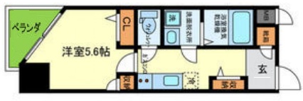 神戸市長田区松野通の賃貸物件間取画像