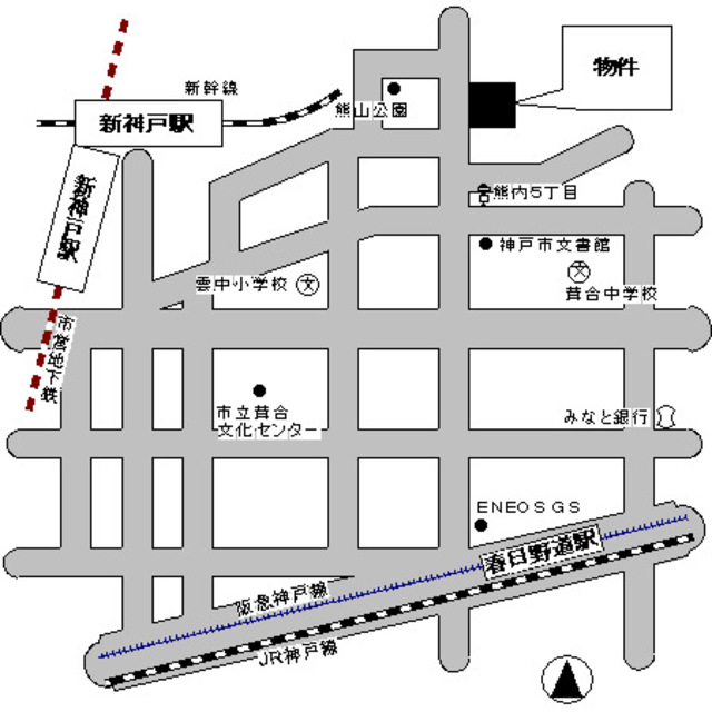 神戸市中央区熊内町の賃貸物件その他写真