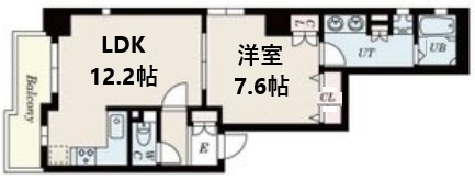 神戸市中央区小野柄通の賃貸物件間取画像
