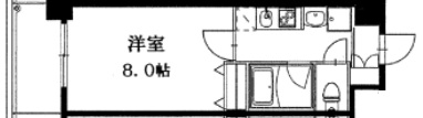 神戸市灘区烏帽子町の賃貸物件間取画像