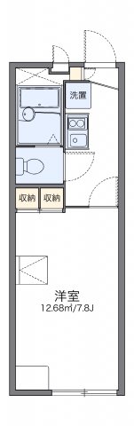神戸市北区有野中町の賃貸物件間取画像