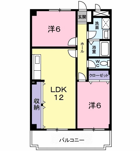 神戸市西区竜が岡の賃貸物件間取画像