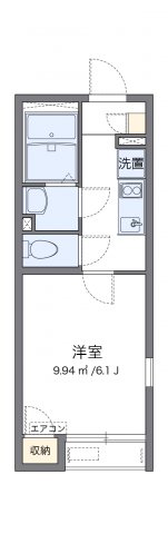 レオパレスBOSHUKE水木 201|神戸市兵庫区水木通(神戸高速線大開駅)のアパート間取 レオパレスBOSHUKE水木 201|神戸市兵庫区水木通(神戸高速線大開駅)のアパート間取