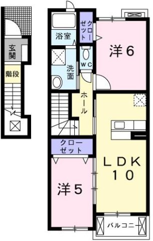神戸市西区玉津町高津橋の賃貸物件間取画像