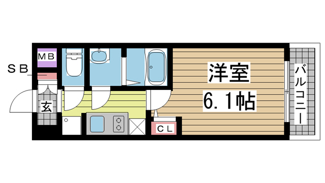 プレサンスジェネ新神戸ステーションフロント 619|神戸市中央区布引町(JR東海道本線(近畿)三ノ宮駅)のマンション間取 プレサンスジェネ新神戸ステーションフロント 619|神戸市中央区布引町(JR東海道本線(近畿)三ノ宮駅)のマンション間取