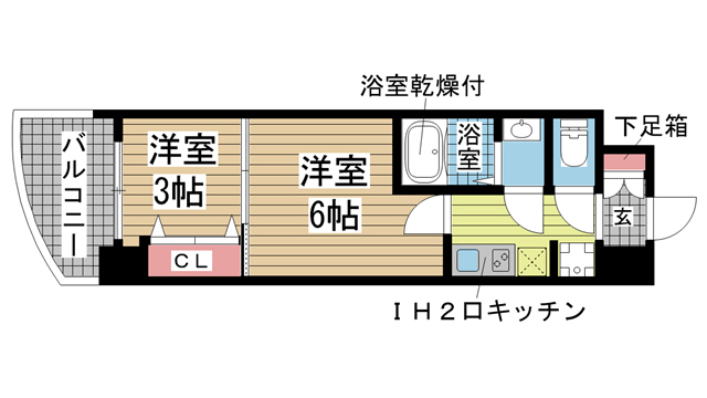 セレニテ神戸ミラクシュッド 603|神戸市兵庫区荒田町(JR東海道本線(近畿)神戸駅)のマンション間取 セレニテ神戸ミラクシュッド 603|神戸市兵庫区荒田町(JR東海道本線(近畿)神戸駅)のマンション間取
