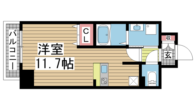 プレサンス三宮フラワーロード 704|神戸市中央区浜辺通(JR東海道本線(近畿)三ノ宮駅)のマンション間取 プレサンス三宮フラワーロード 704|神戸市中央区浜辺通(JR東海道本線(近畿)三ノ宮駅)のマンション間取