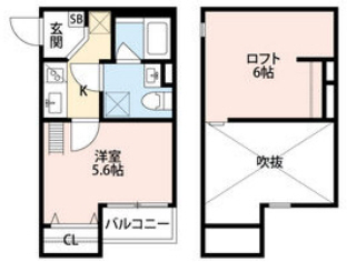 神戸市長田区苅藻通の賃貸物件間取画像