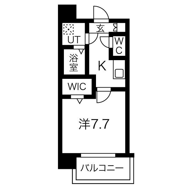 神戸市兵庫区新開地の賃貸物件間取画像