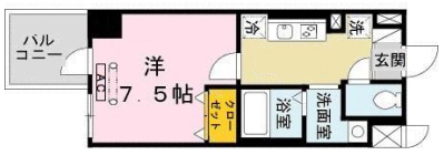 PRIMAVERA KOBE 307|神戸市兵庫区永沢町(神戸高速線新開地駅)のマンション間取 PRIMAVERA KOBE 307|神戸市兵庫区永沢町(神戸高速線新開地駅)のマンション間取