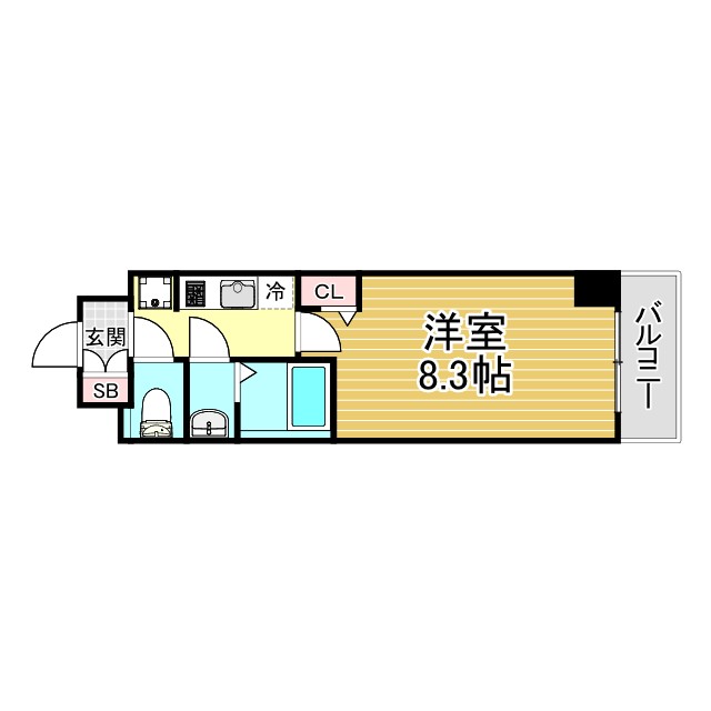 神戸市東灘区青木の賃貸物件間取画像