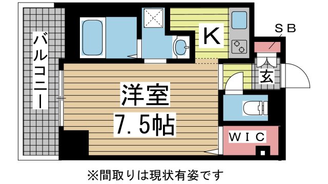 MJC神戸ブレイヴ 903|神戸市兵庫区三川口町(JR山陽本線兵庫駅)のマンション間取 MJC神戸ブレイヴ 903|神戸市兵庫区三川口町(JR山陽本線兵庫駅)のマンション間取