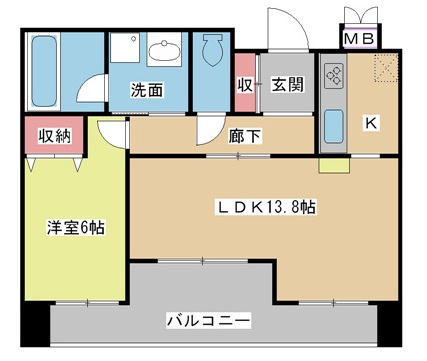 アーバンヴィレッジ神戸中山手 603|神戸市中央区中山手通(JR東海道本線(近畿)元町駅)のマンション間取 アーバンヴィレッジ神戸中山手 603|神戸市中央区中山手通(JR東海道本線(近畿)元町駅)のマンション間取