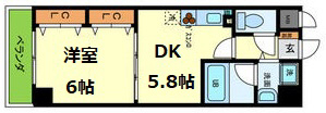 エスペランサ御影Ⅱ 507|神戸市東灘区御影中町(JR東海道本線(近畿)住吉駅)のマンション間取 エスペランサ御影Ⅱ 507|神戸市東灘区御影中町(JR東海道本線(近畿)住吉駅)のマンション間取