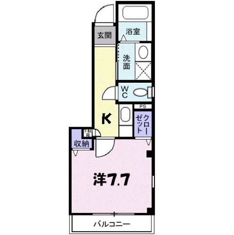 神戸市北区道場町道場の賃貸物件間取画像