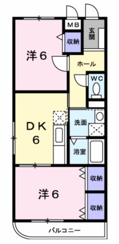 神戸市西区北別府の賃貸物件間取画像