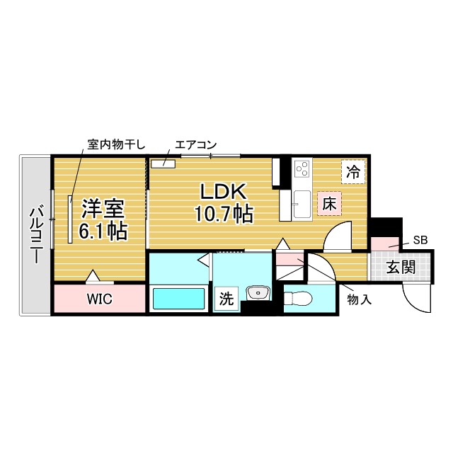 ブリランテ森南町 102|神戸市東灘区森南町(JR東海道本線(近畿)甲南山手駅)のアパート間取 ブリランテ森南町 102|神戸市東灘区森南町(JR東海道本線(近畿)甲南山手駅)のアパート間取